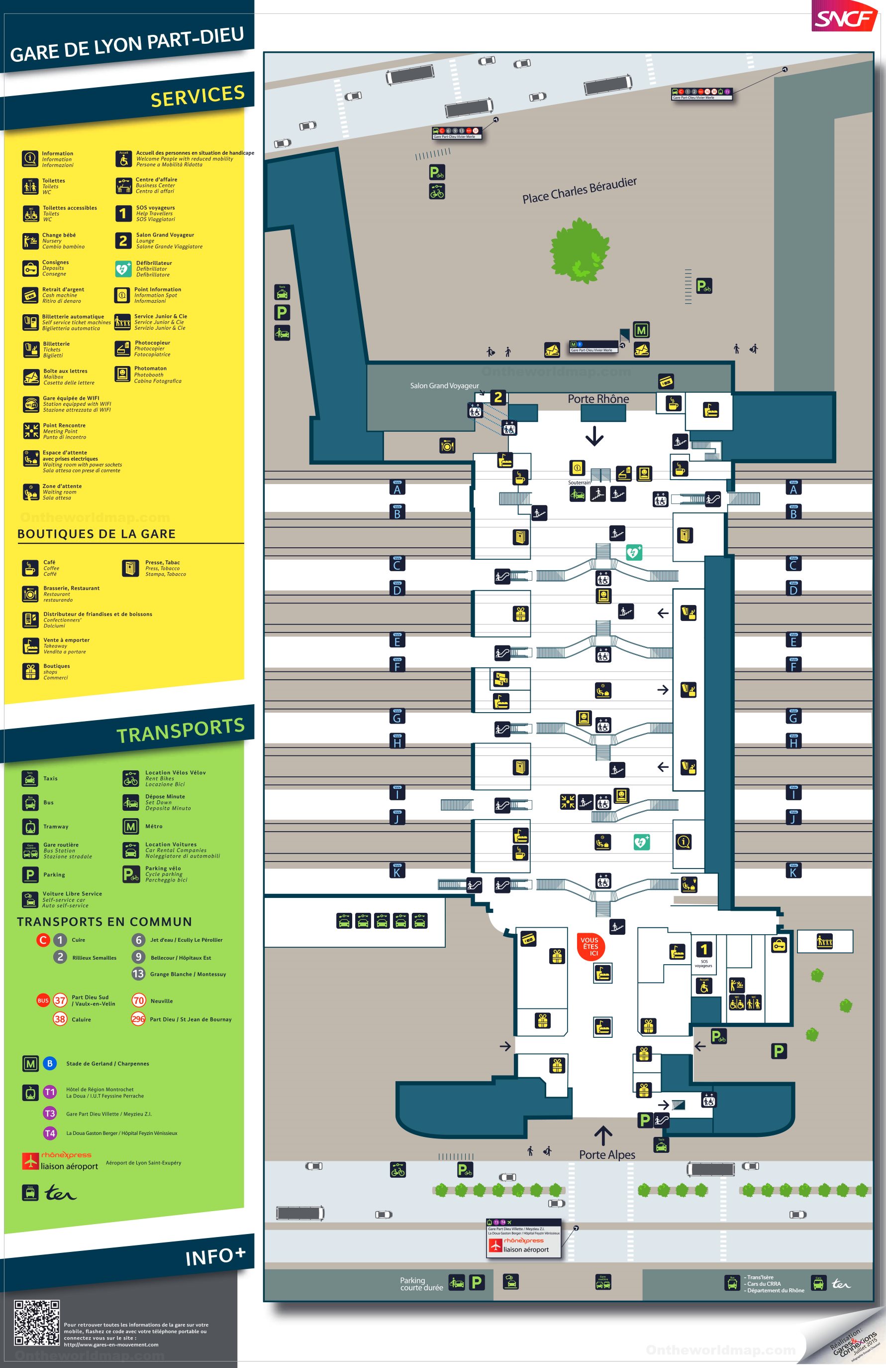 platform map