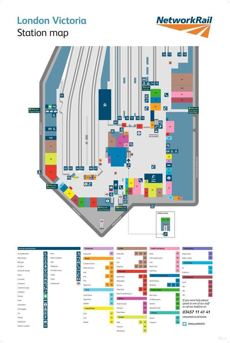 London Underground Victoria Line station list & map