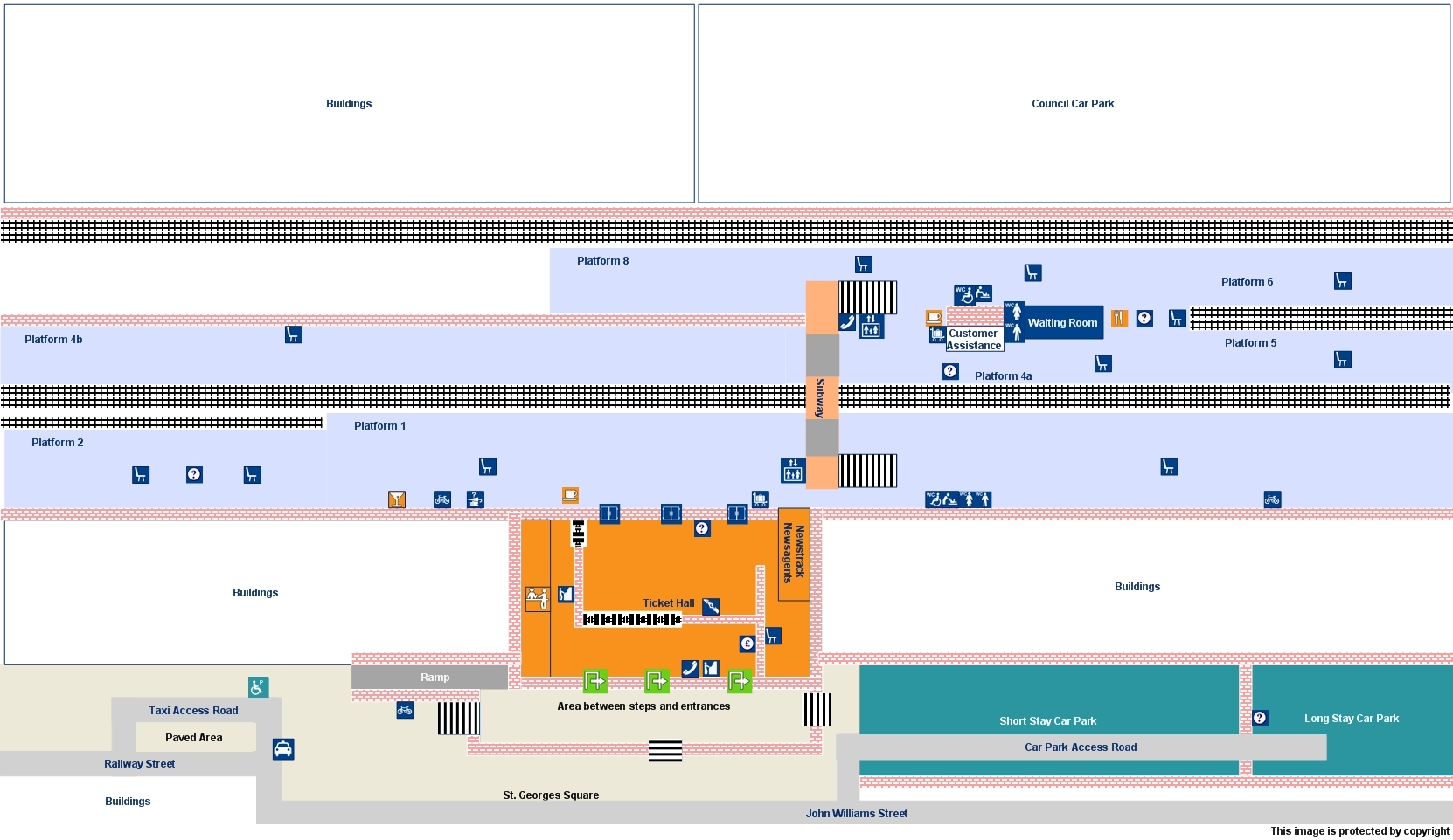 platform map