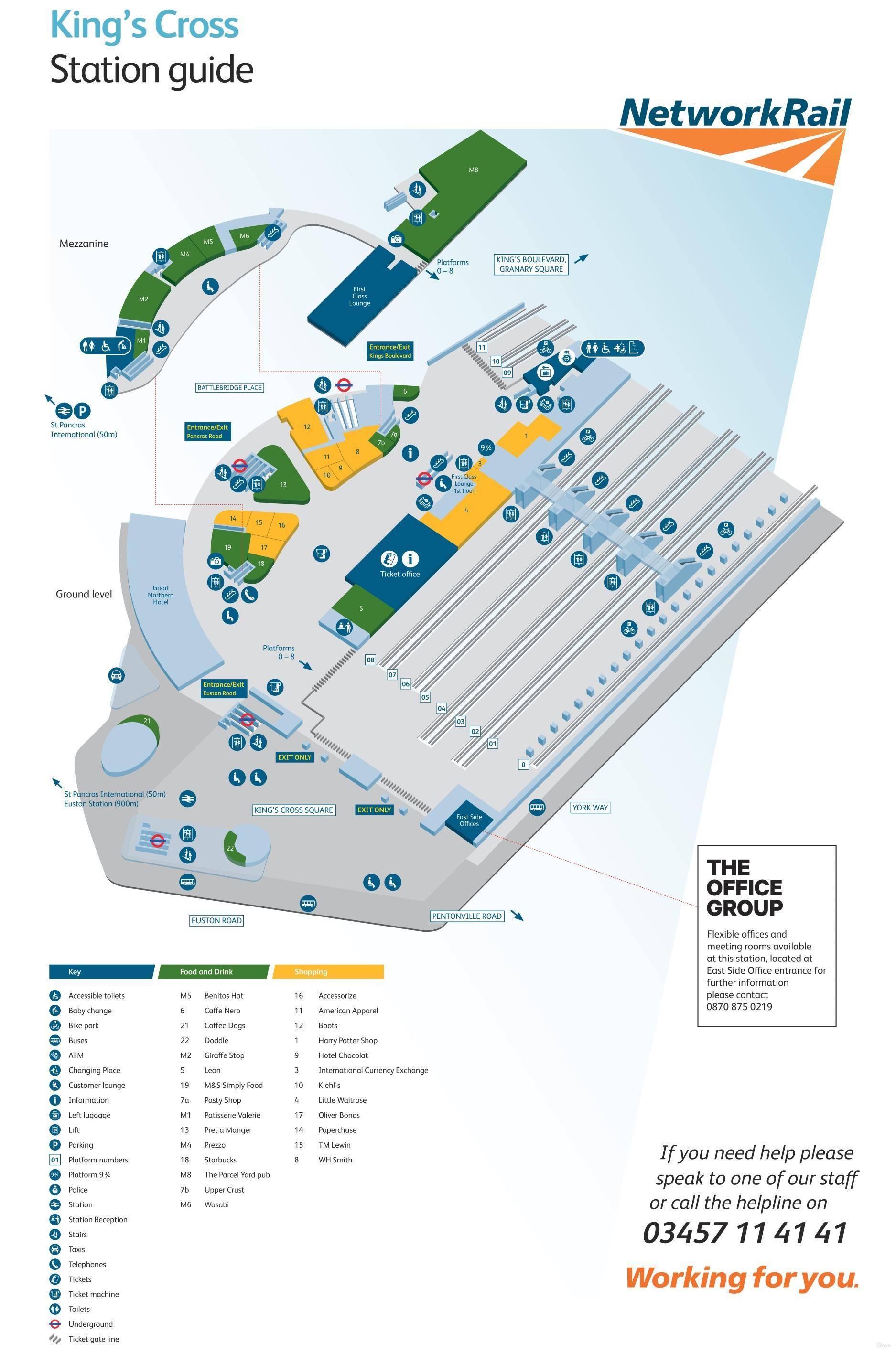 platform map