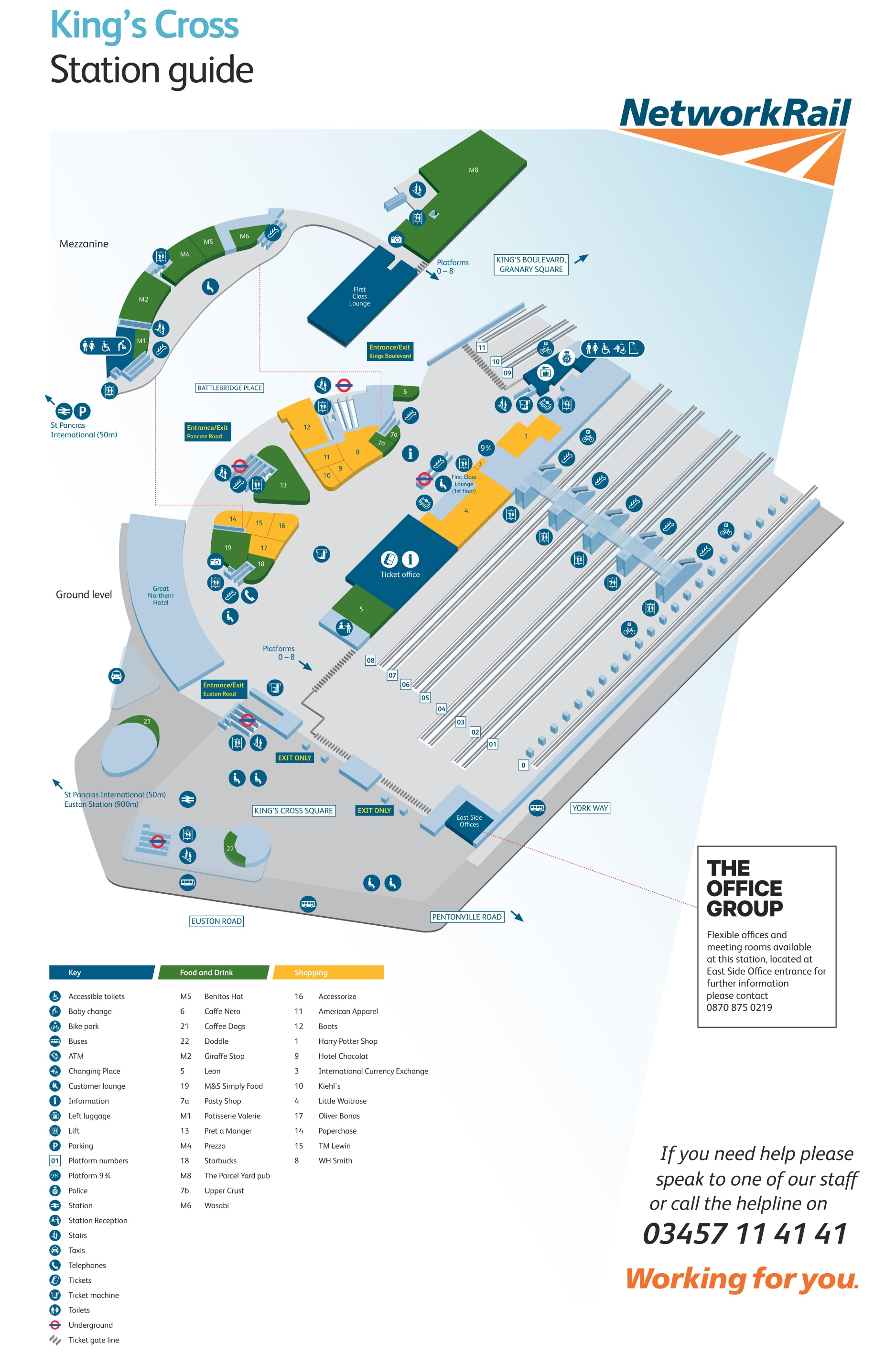 platform map