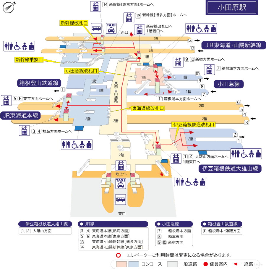 platform map