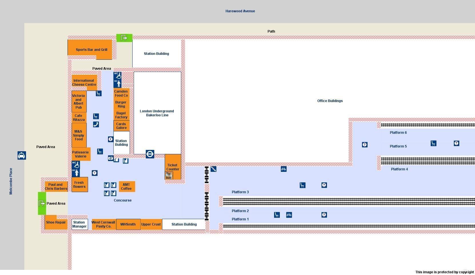 platform map