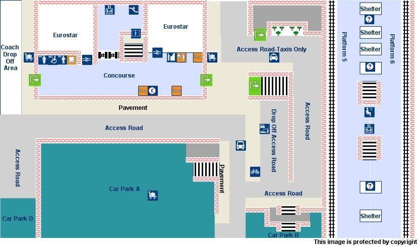 platform map