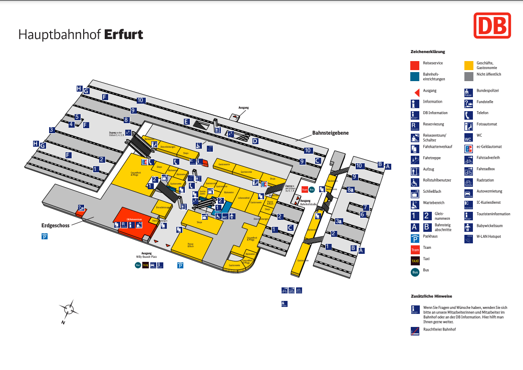 platform map