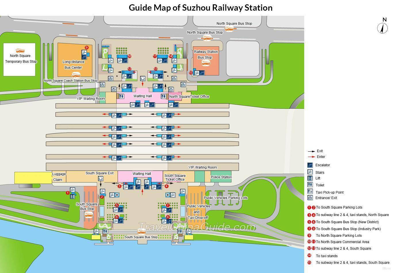 platform map