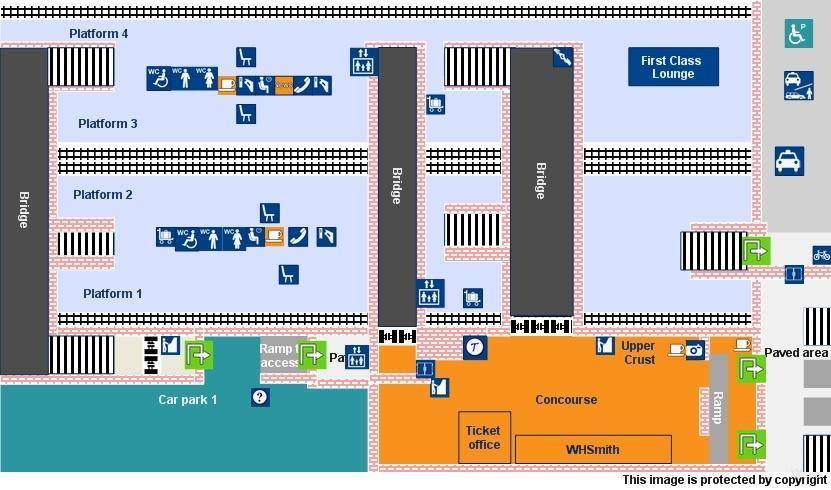 platform map