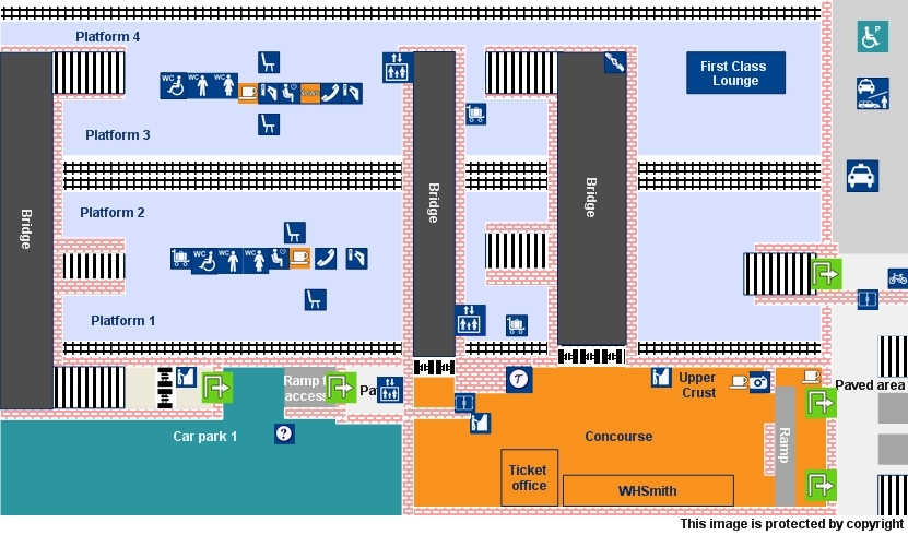 platform map