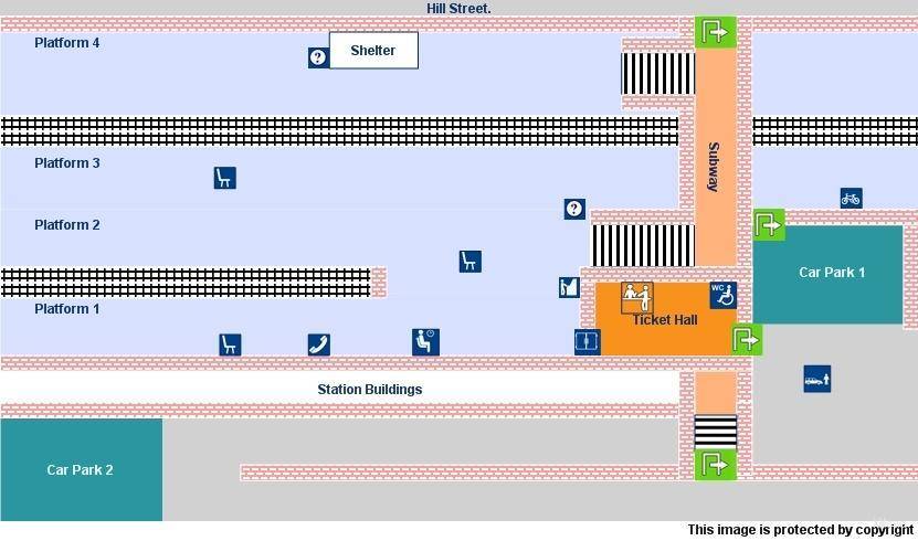 platform map