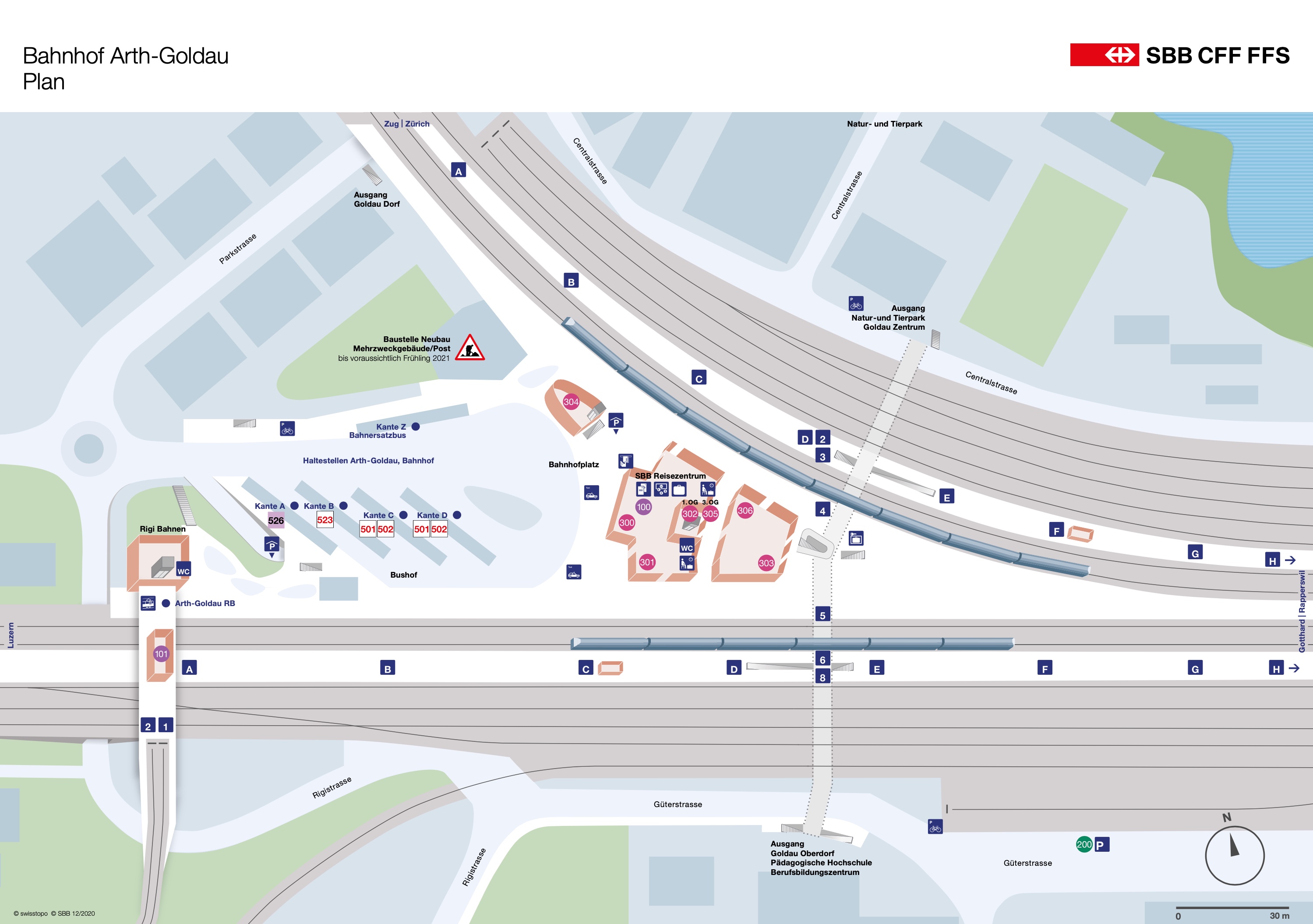 platform map