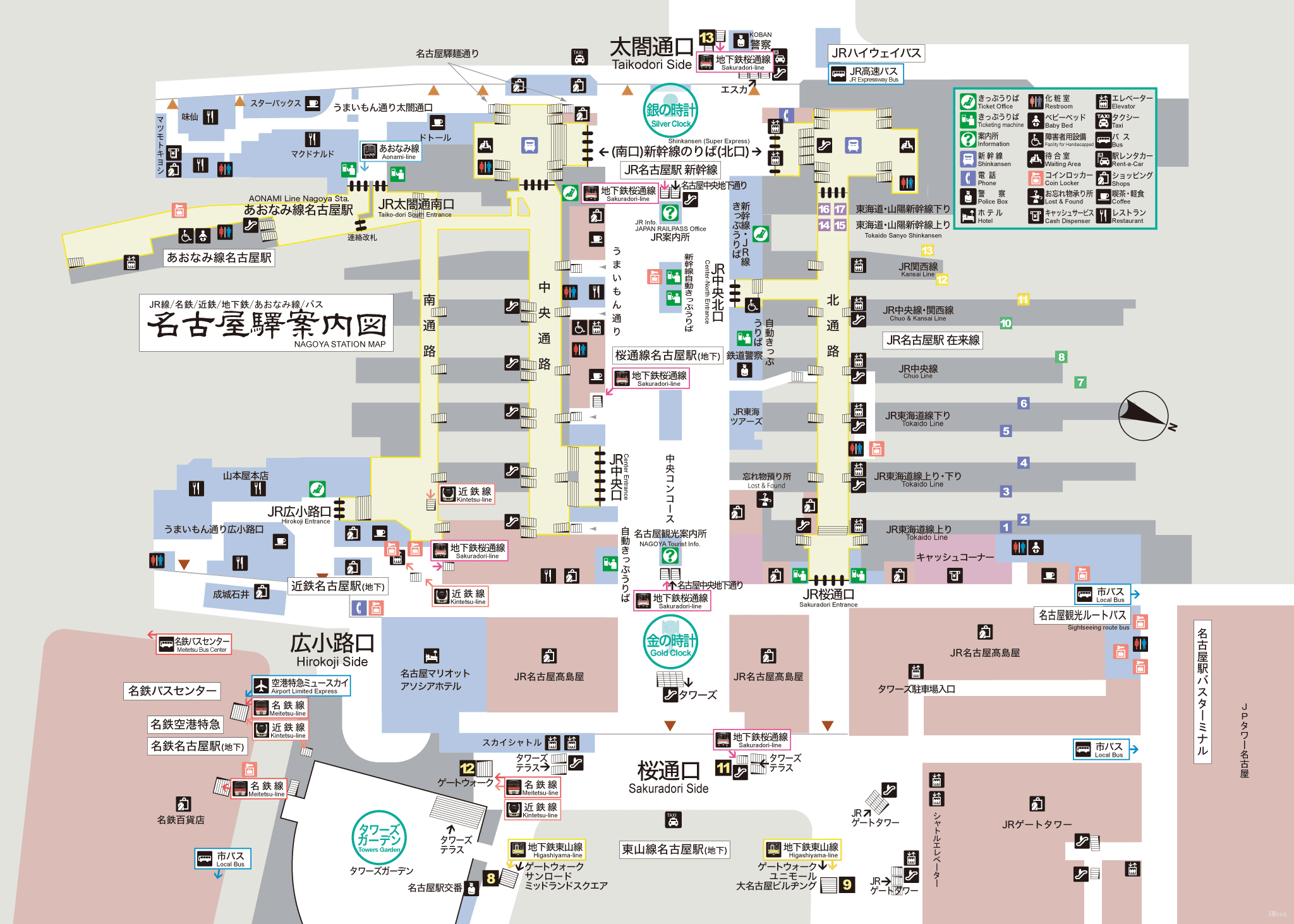 platform map