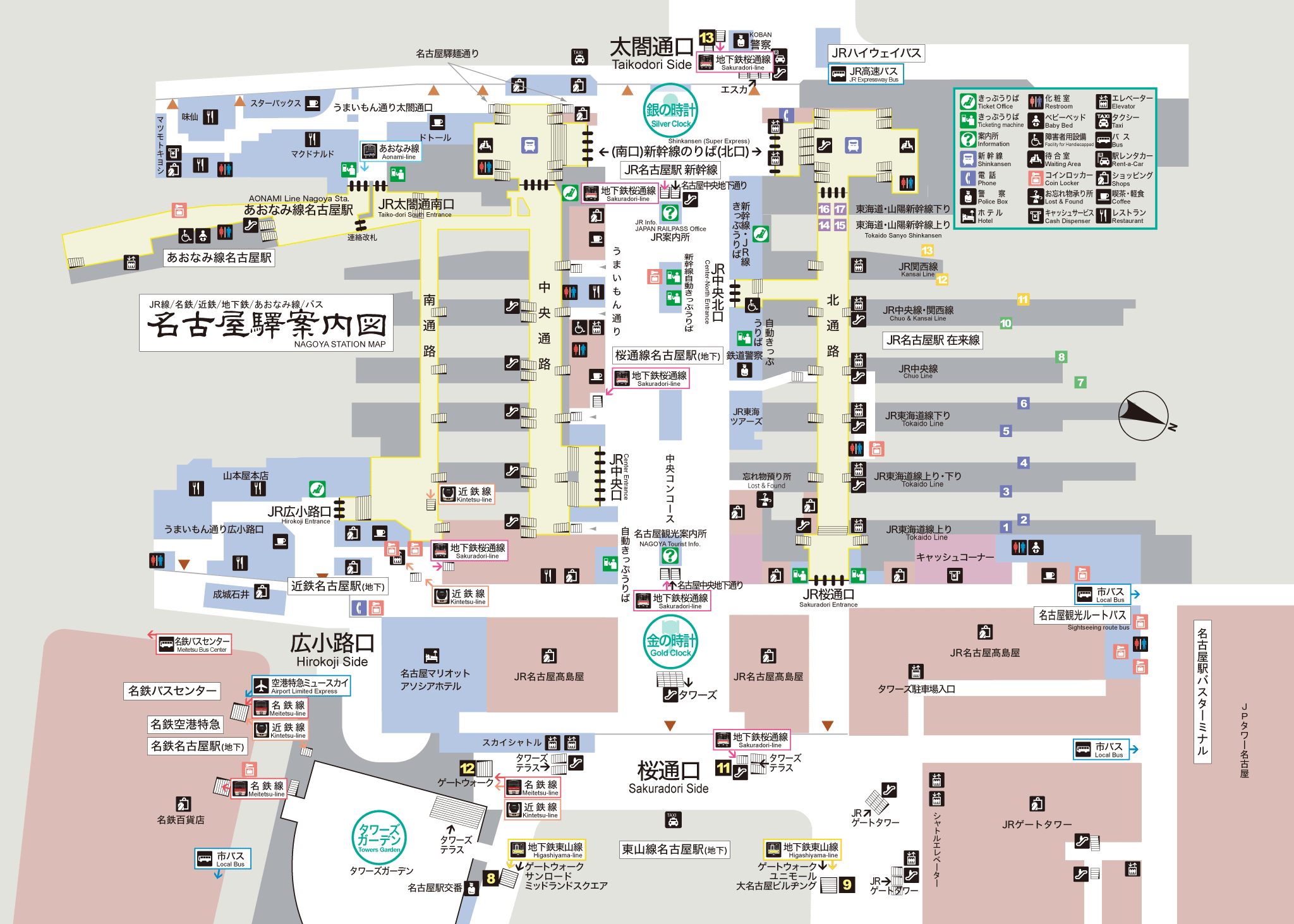 platform map
