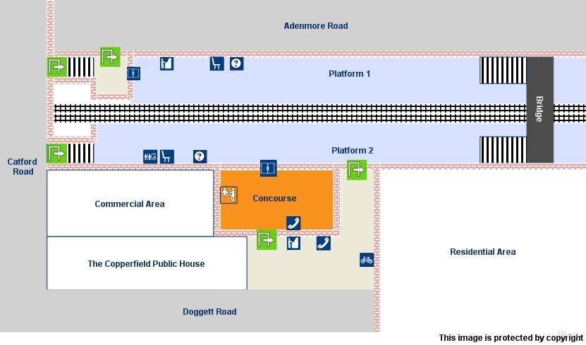 platform map