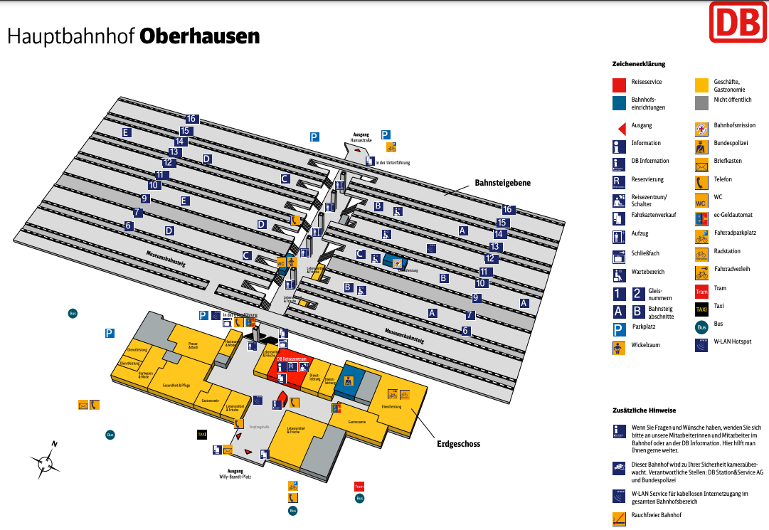 platform map