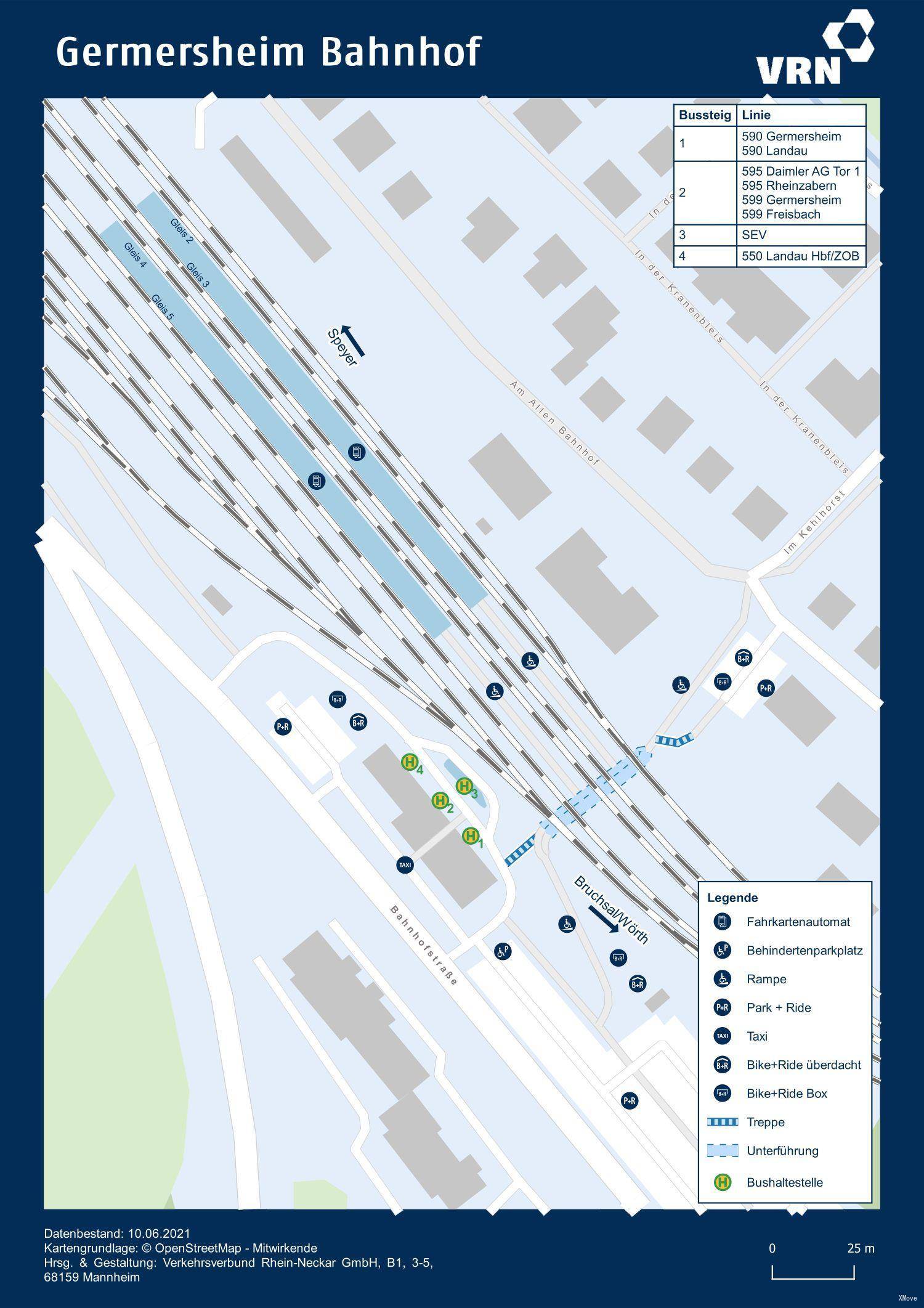 platform map