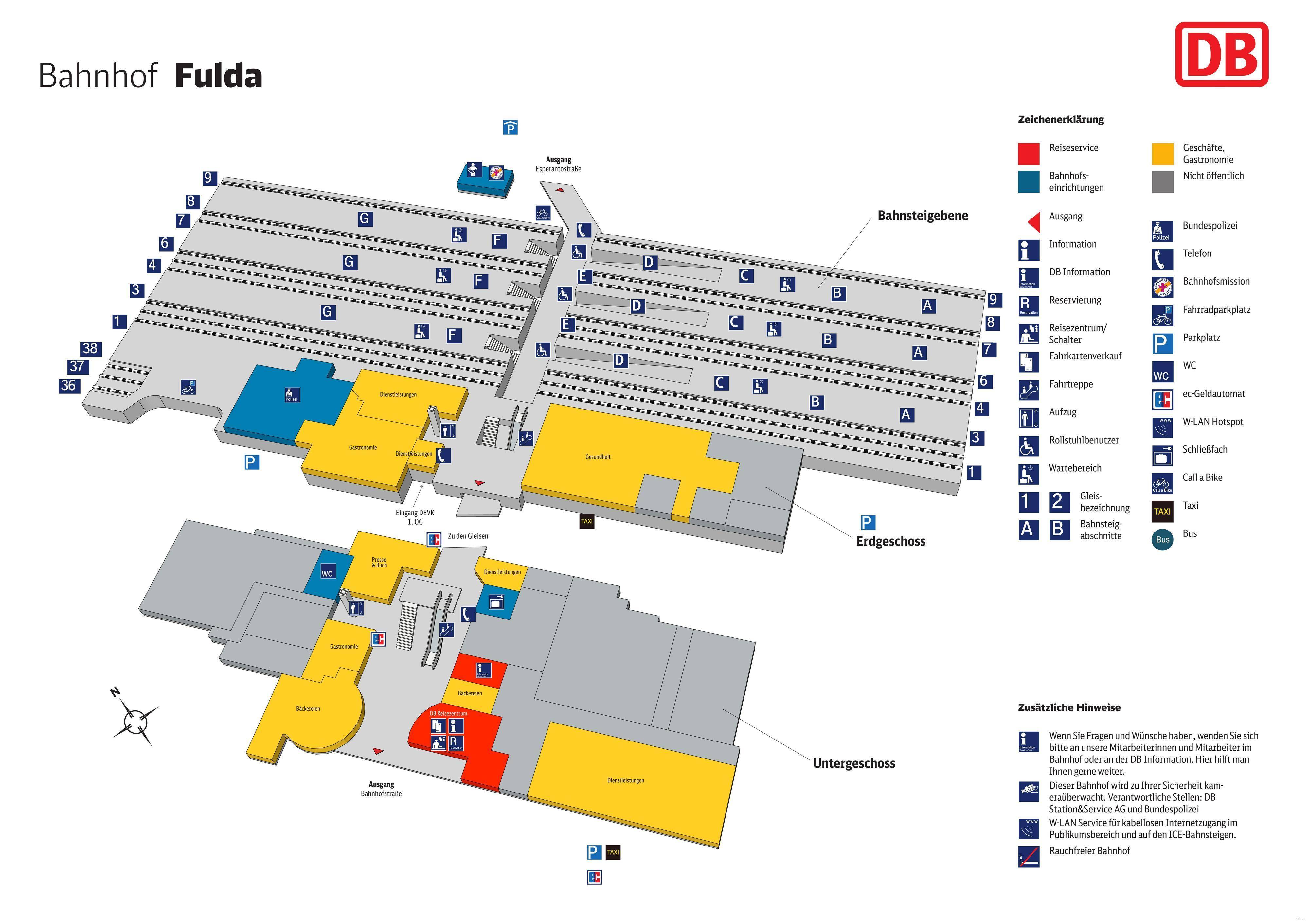 platform map